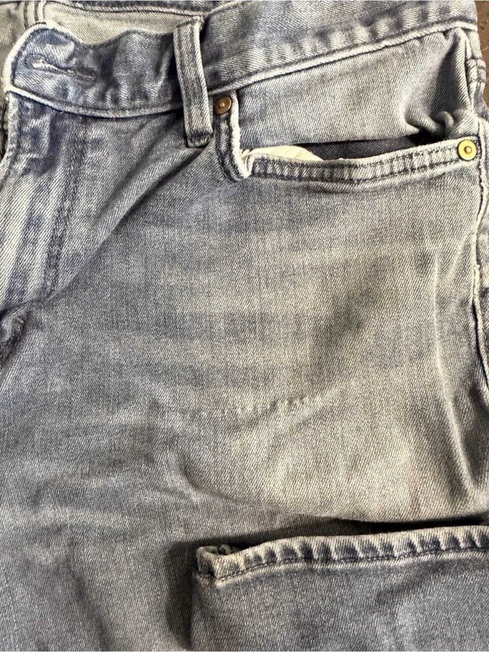Lot Of 3 Jeans Banana Republic Traveler Slim Fit 36X32 Jeans Light Medium Dark